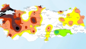 Türkiye'nin kuraklık haritası