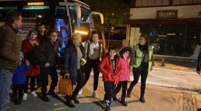 112 depremzede hava yoluyla Bodrum'a getirildi