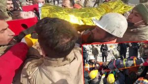 132'nci saatte gelen mucize! Baba-kız kurtarıldı