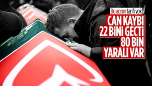 22 bin 327 kişi hayatını kaybetti