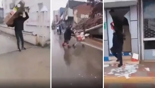 Alçaksınız! Deprem sonrası yağma