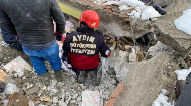Aydın Büyükşehir ekipleri Malatya'da kurtarma çalışmasına başladı