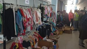 Bodrum'da depremzedeler için ihtiyaç mağazası