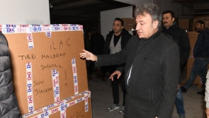 Bornova Belediyesi ve İş dünyasından tıbbi yardım malzemesi