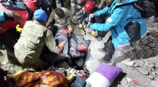 Depremin 166'ncı saatinde mucize kurtuluş