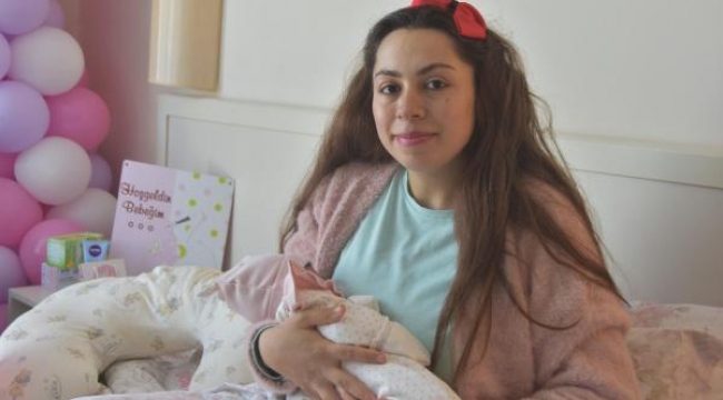 Depremzede Işıl, Bodrum'da doğum yaptı