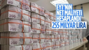 EYT'nin Türkiye'ye maliyeti: 255 milyar lira
