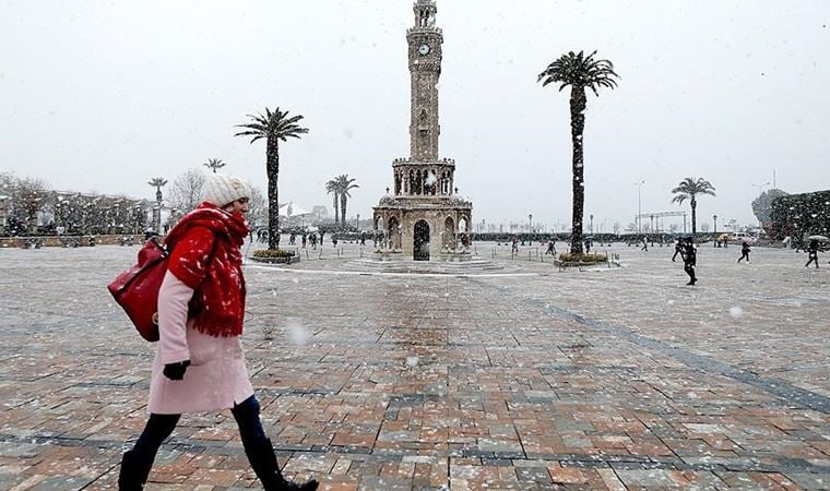 İzmir'de 5-20 santim kar bekleniyor
