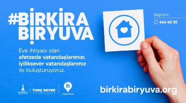 İzmir'de depremzedeler için 'Bir Kira Bir Yuva' kampanyası