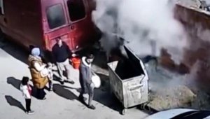 Kedi kulübelerini yakan bir çocuk çıktı