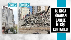 Koca apartmandan sadece iki kişi kurtuldu!