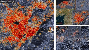 NASA uydu görüntüleri! İşte depremin hasarı