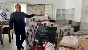 Tarihi Kemeraltı Çarşısı esnafından depremzedeler yardım