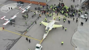 Türkiye'nin ilk taarruz uçağı Hürjet motor çalıştırdı, Mart'ta havalanacak