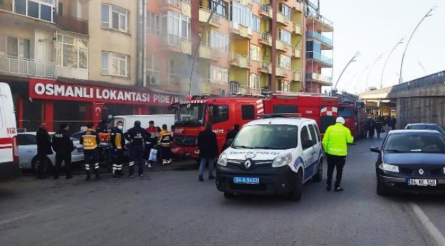Uşak'ta mağaza yangınında iş yeri sahibi öldü