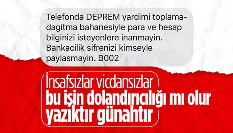 Yardım toplama bahanesiyle dolandırıcılık