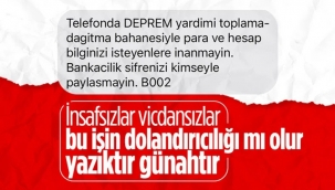 Yardım toplama bahanesiyle dolandırıcılık