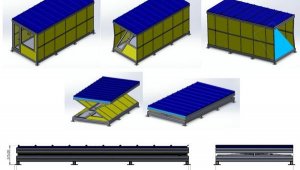 3 dakikada kurulabilecek konteyner ev tasarladılar