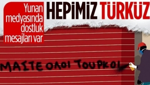 Yunanistan'dan dostluk mesajları