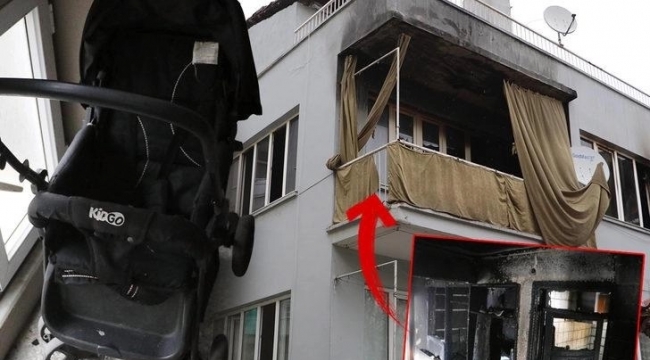 Anne vahşeti! Bebeğini öldürüp, evi ateşe verdi