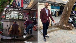 Balyozla yıkılan şadırvan yeniden inşa edilecek