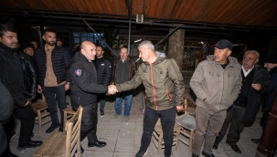 Başkan Soyer, deprem ve selden etkilenen kardeş belediye Tut'u ziyaret etti