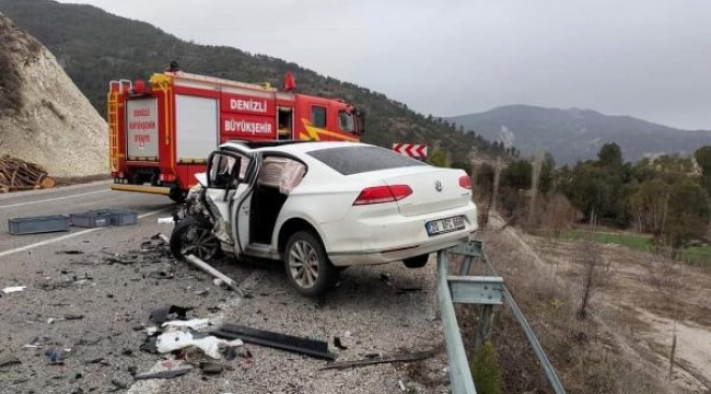 Çameli-Fethiye yolunda kaza: 1 ölü, 4 yaralı