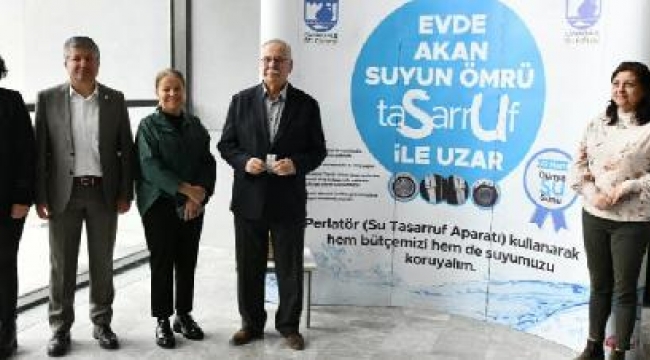 Çanakkale'de su tasarrufu için aparat dağıtımına başlandı