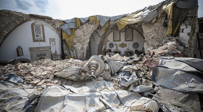 Depremde yıkılan Anadolu'nun ilk camisi Hatay Habib-i Neccar, restore ediliyor