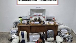 Evini uyuşturucu imalathanesine çeviren şüpheliye gözaltı