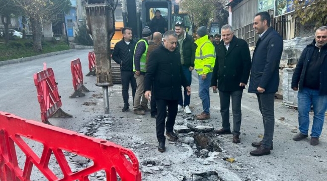 Gürçeşme Caddesi genişliyor! Altyapı çalışmaları bitmek üzere