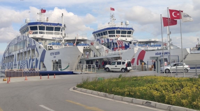İzmir'de feribot ücretlerine yüzde18-25 arası zam