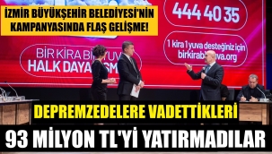 İzmir'in kampanyasında 93 milyon lira kayıp! Söz verip yatırmadılar