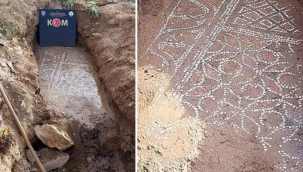 Kaçak kazı yapılan bölgeden Roma dönemi mermer ocağı çıktı