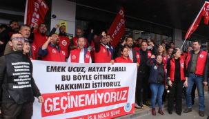 Karşıyaka Belediyesi işçisi ayaklandı