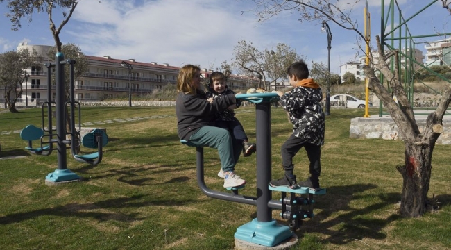Kuşadası'nda çocuk parkları 24 saat güvenlik kamerasıyla izleniyor