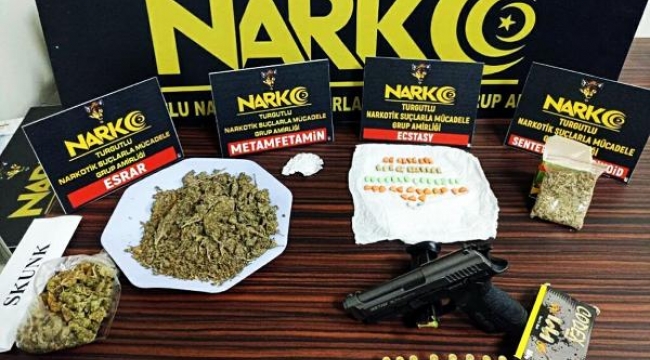 Manisa'da uyuşturucu operasyonu; 2 tutuklama