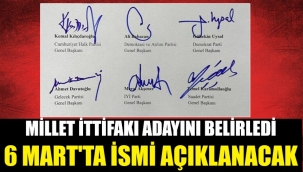 Milleti İttifakı Cumhurbaşkanı adayını belirledi