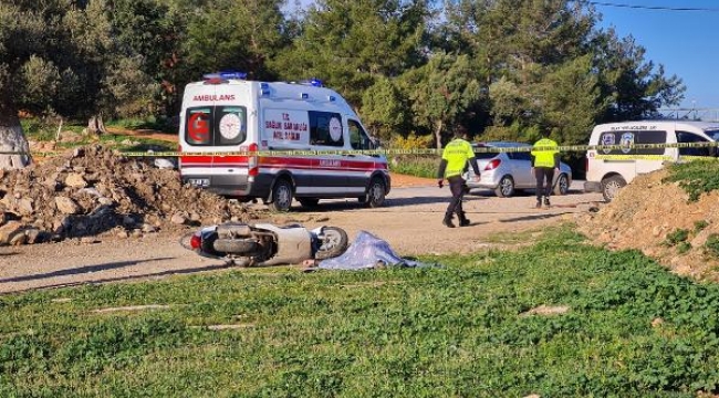 Motosikletiyle geçirdiği kazada öldü