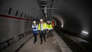 Narlıdere Metrosu'nda ilk deneme seferi Nisan'da
