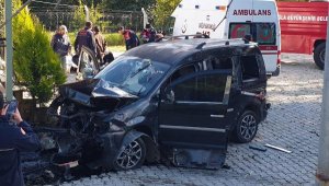 Ortaca'da araç bahçeye uçtu: 1 ölü, 1 yaralı