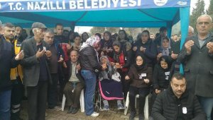 Şehit trafik polisi Canoluk, memleketi Nazilli'de toprağa verildi