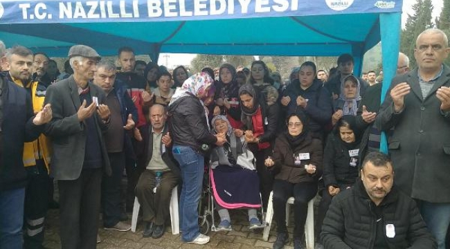 Şehit trafik polisi Canoluk, memleketi Nazilli'de toprağa verildi