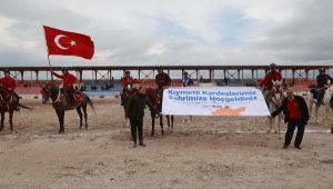 Uşak'ta ciritler depremzedeler için atıldı