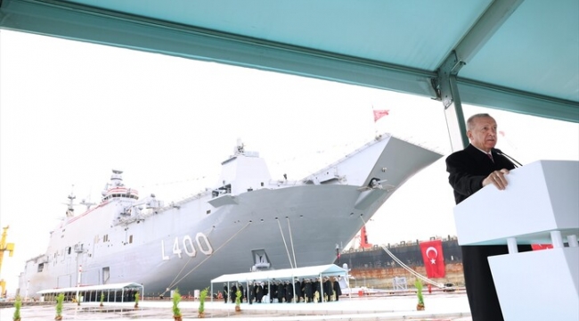 Anadolu Gemisi, TSK'ya teslim edildi