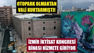 Arsası otopark olmaktan kurtulan tarihi bina yeniden inşa edildi