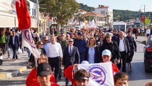 Ayvalık'ta yelken heyecanı
