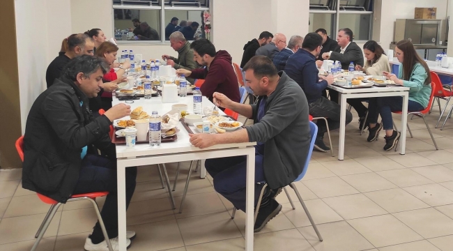 Başkan Doğruer, sağlık çalışanlarıyla iftarda buluştu