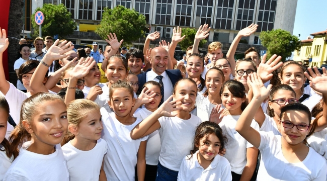 Başkan Soyer: "Size söz çocuklar! Yeniden baharlar gelecek…"