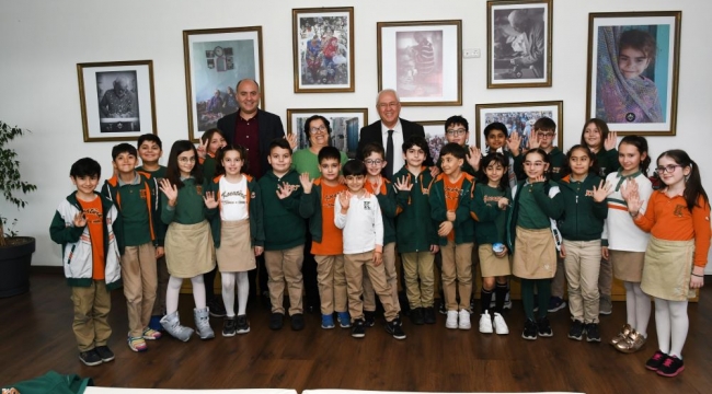 Belediyede hayat bilgisi dersi! Başkan Selvitopu'na ziyaret